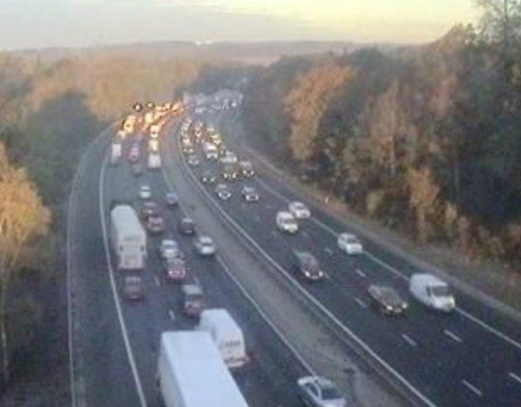 Five Vehicle Collision On The M27 Westbound Closes Motorway