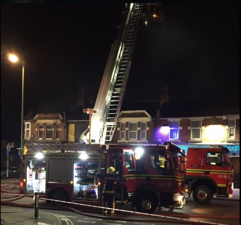 Fierce Fire  Tackled By Fifty Firefighters Overnight In Southampton