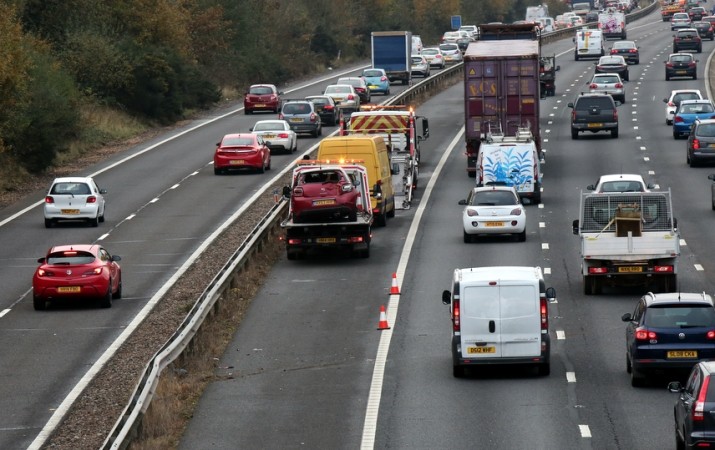 Traffic Chaos After Crash On M27 Motorway