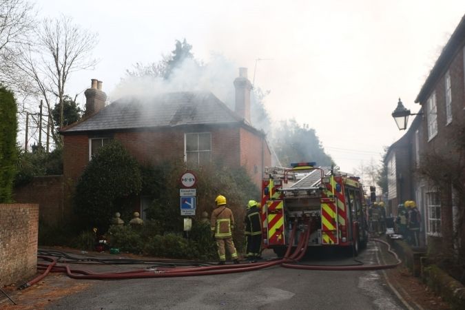 Man Suffers Serious Burns After House Fire In Hampshire Village
