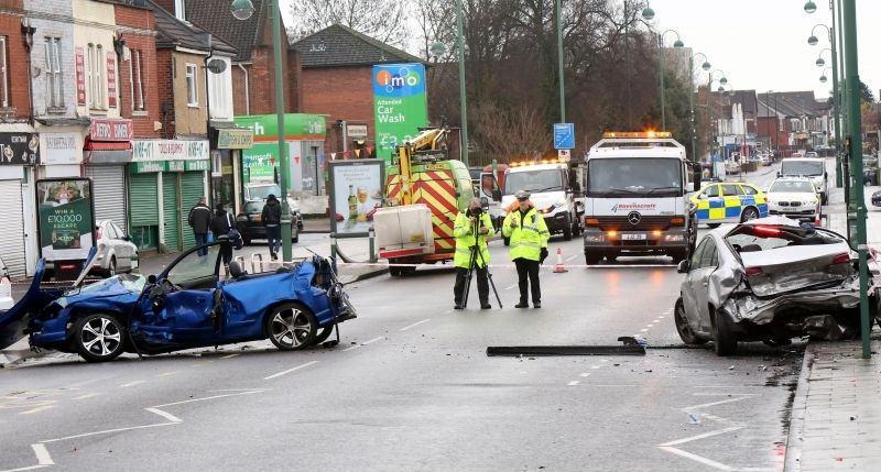 Police Slam Driver After He  Makes Off From Crash Leaving Female Trapped
