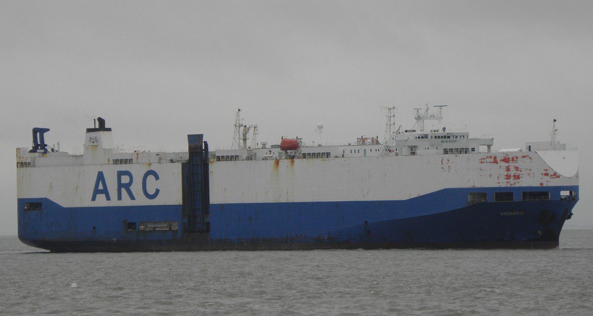 Exclusive:fire Breaks Out On Cargo Ship Off The Isle Of Wight