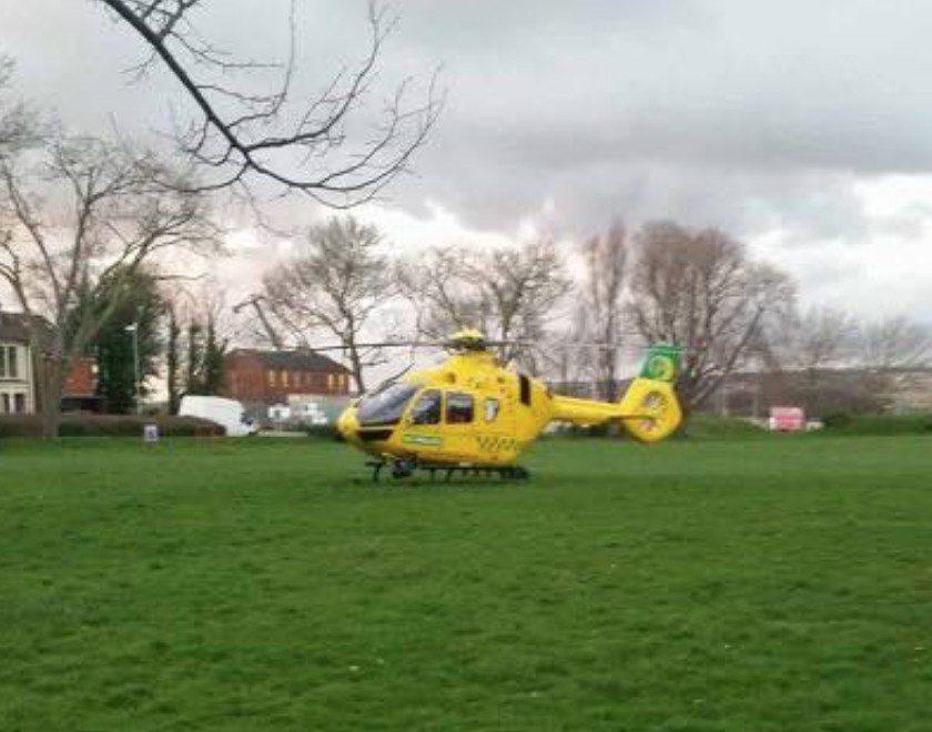Man Flown To  Hospital After Falling From Roof In Portsmouth