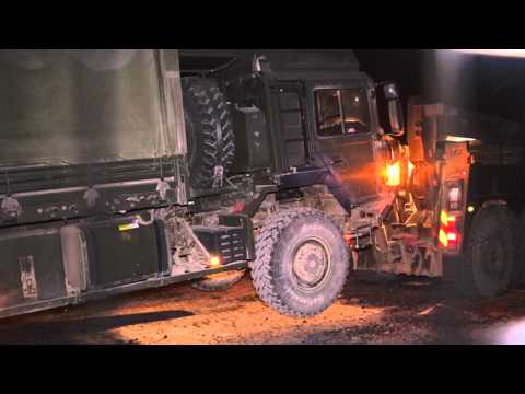 Sailsbury Plain Three Army Truck Crash 20 Injured