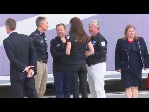 Duke And Duchess Of Cambridge Vist Bar Headquarters In Portsmouth