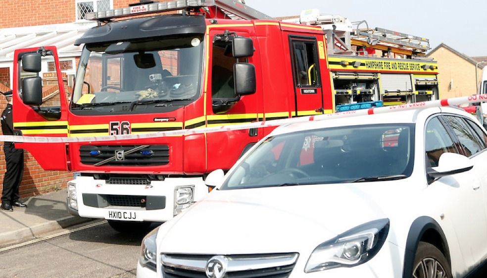 Family Flee Home After Deep Freeze Caught Fire
