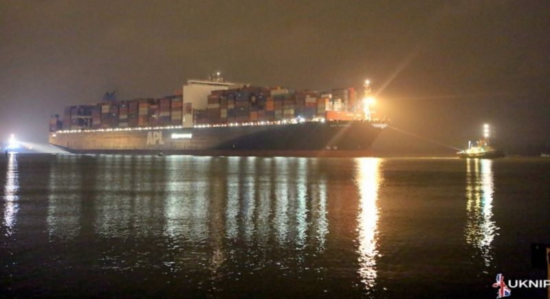 Hazardous Cargo Ship Runs Into Trouble On The Bramble Bank Off The Isle Of Wight