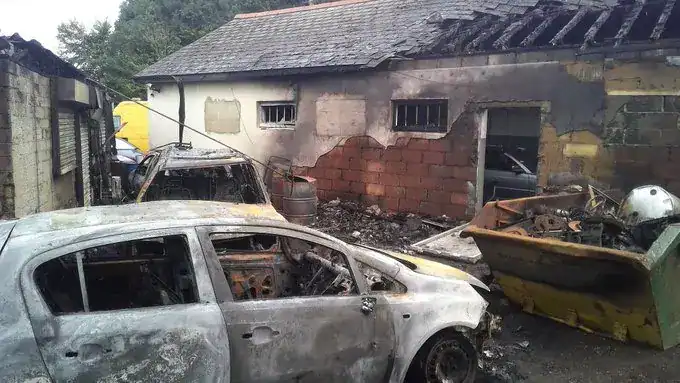 Four Fire Engines And Around 25 Firefighters From Wembley, Park Royal, Willesden And Southall Fire Stations Attended The Scene