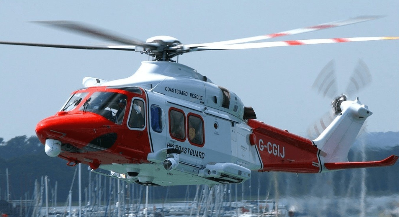 Coastguard Rescue Helicopter Called To The Isle Of Wight
