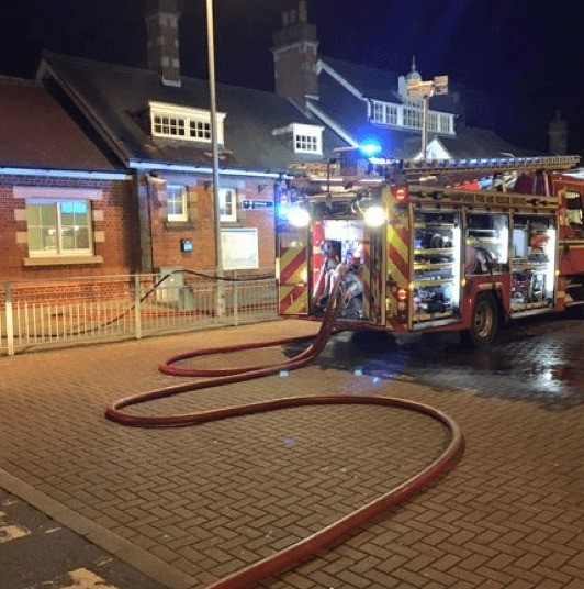 Fire Crews Called To Farnborough  Railway Station After Being Attacked By Objects