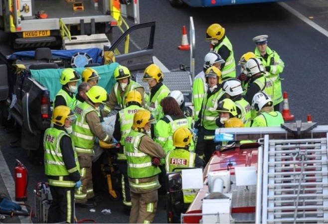 Fire Crews Free Trapped Drivers In A31 Collision In Ringwood
