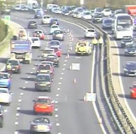 Lanes Closed On M27 Motorway Following Crash  Near Portsmouth