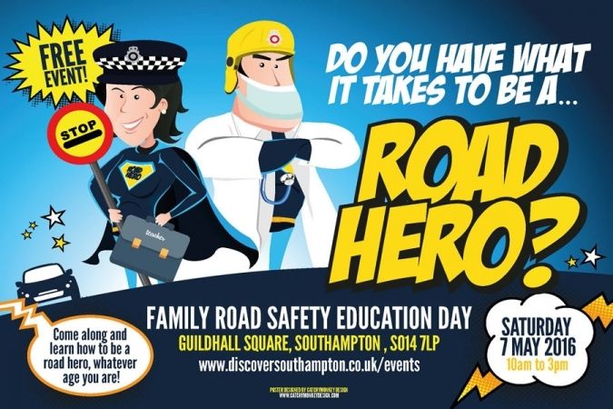 Come And Meet Your Local Road Hero At Southampton’s Family Road Safety Education Day