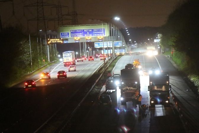 Person Hit On The M3  Near Eastleigh