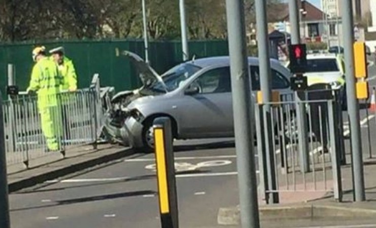 Road Closed After Collision In Portsmouth