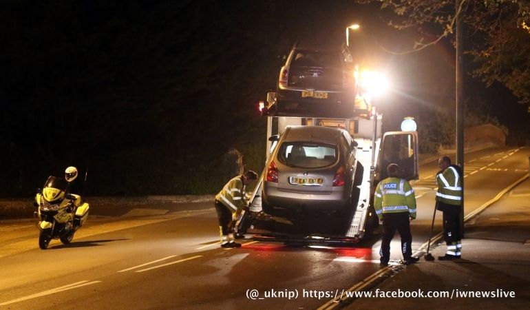 Taxi Driver Arrested  After Multi Vehicle Road Traffic Collision On St Mary's Bridge In Portsmouth