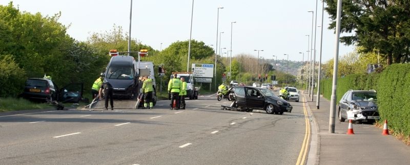 Fire Crews From Cosham And Southsea Called To Collision In Portsmouth