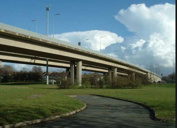 Southampton  Redbridge Flyover Closed After Collision
