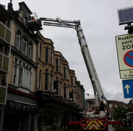 Fire Crews Called After Wind  Blows Out Southsea House Windows