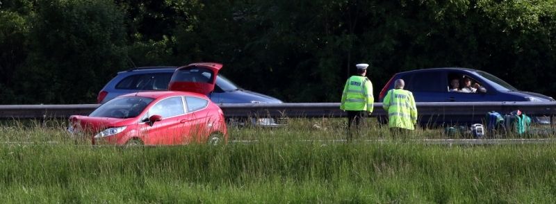 M27 Fareham Crash Causes Traffic Chaos