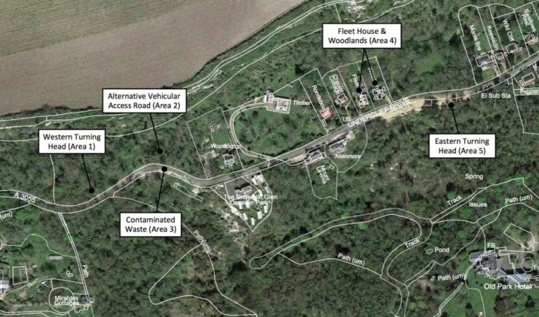 Access Works To Begin On Site At The Undercliff  On  The Isle Of Wight