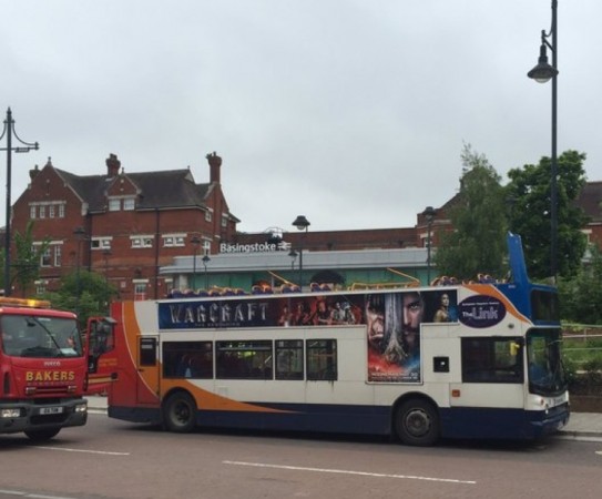 Double Deck Bus Smashes Into Railway Bridge In Basingstoke