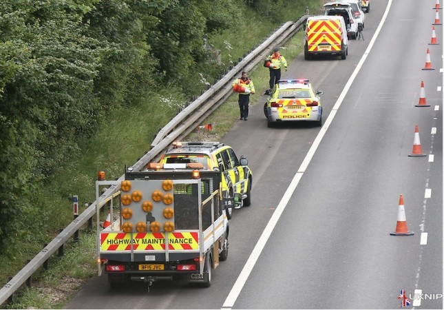 Collision Closes One Lane Of M3 In Hampshire