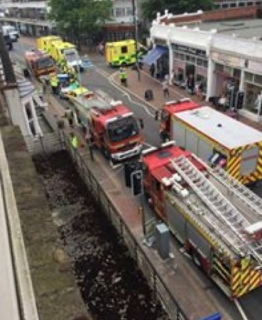 Fire Crews Cut Two People Free In Gosport 