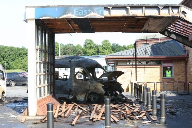 Man Pulled From Back Of Flaming Ambulance After Explosion At East Surrey Hospitial