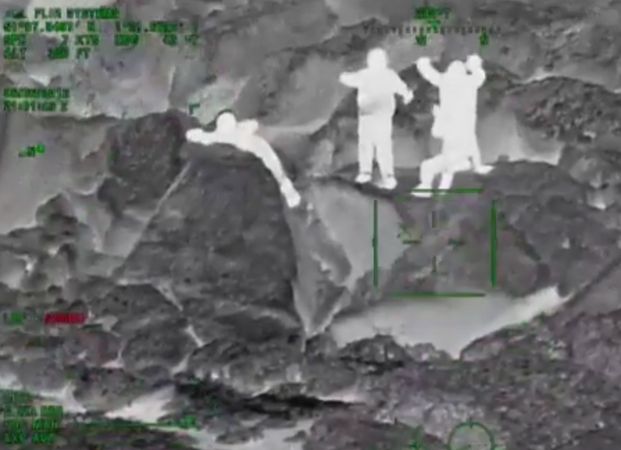 School Party And Teachers  Rescued By Coastguard  After Being Cut Off By Tide In Kent