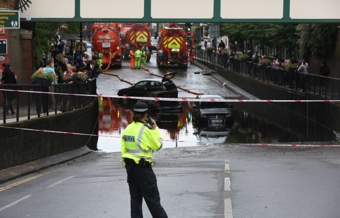Clean Up After Three Rescued From Flash Floods In Wallington