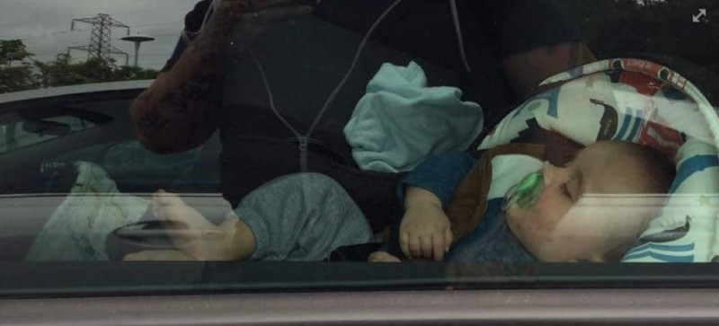 Remember The  Social Media Post About The Baby Being Left In The Car??? Luckily The Baby Wasn't In The Car At Time Of The Accident.