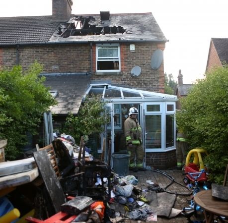 Family Left Homeless After Lighting  Strikes House In Surrey