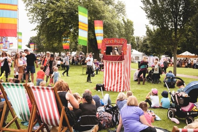 Performances From Fireman Sam And Swashbuckle At  Victorious Festival
