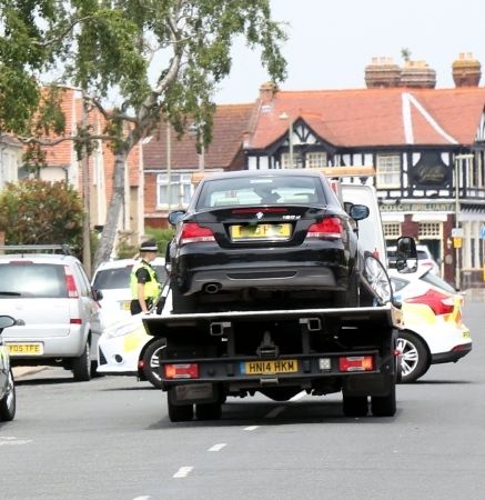 Drivers Escape Injury In Gosport Crash.