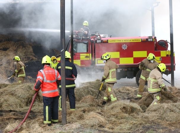 Farmer Praises Fire Crews For Efforts In Tackling  Two Barn Fires In Farnham