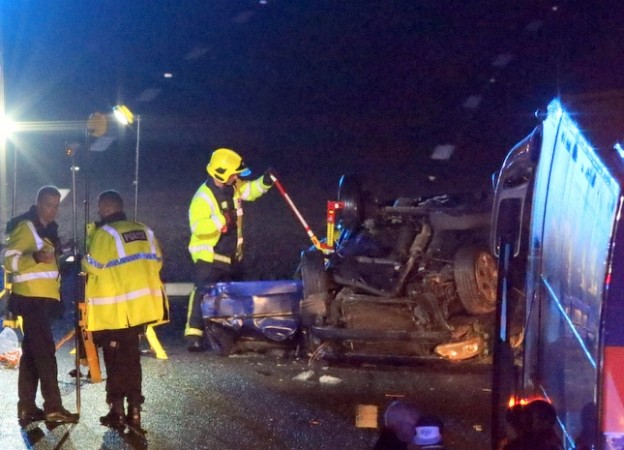 Two Left Serious After Horror Crash  On M27 Near Portsmouth