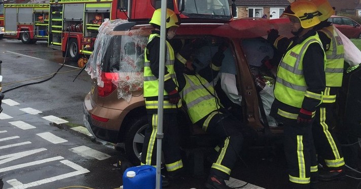 Police Close Gosport Road After Two Vehicle Collision