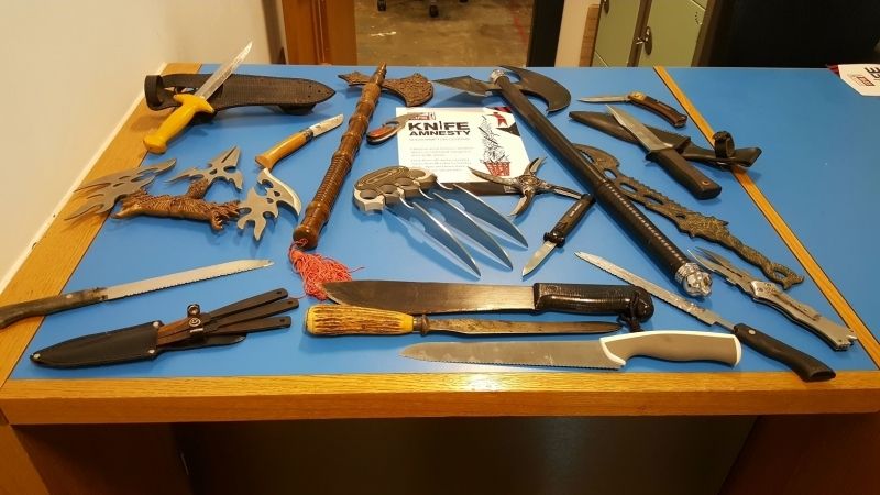 Knife Amnesty Continues In Southampton