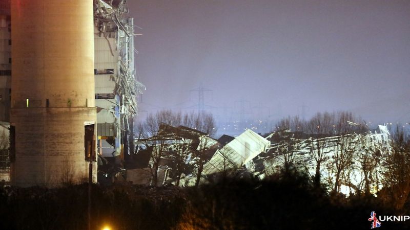 Rescue Turns  Into Recovery Operation  At Didcot Power Station