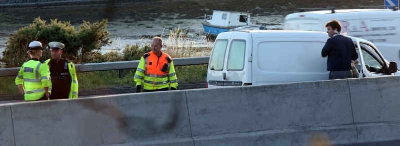 White Van Man Substains Arm Injury Following Collision On The M275 In Portsmouth