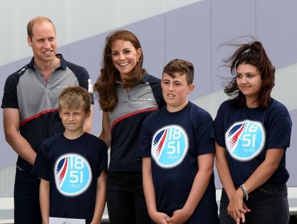 Duke And Duchess Of Cambridge Pay Portsmouth A Visit To See Boating  Chums