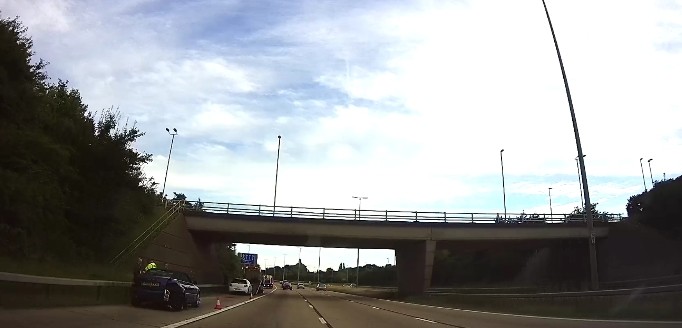 Three Car Collision Closes Part Of M27 Hedge End Southampton