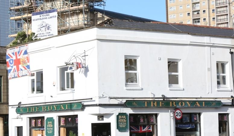 Fire Crews Tackle Blaze In Portsmouth
