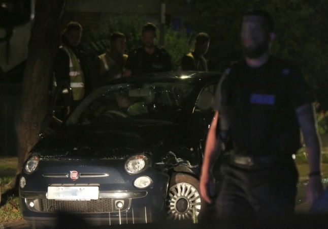 Driver Rolls  Vehicle On To It's  Side In Gosport