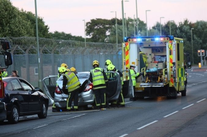 A32 Closed After A Two Vehicle Collision