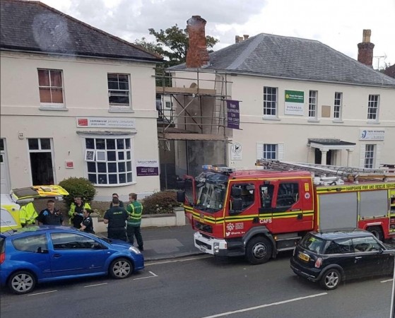 Man Taken To Hospitial And Building Evacuated In Farnborough
