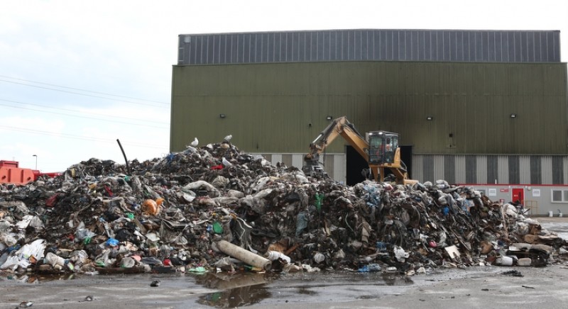 Fire Now Out At Biffa Recycling Centre  As Mass Clear Up Takes Place.