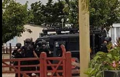 Armed Police Seal Off Road In Pagham
