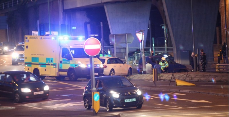 Motorcycle Collision On Market Quay In Fareham